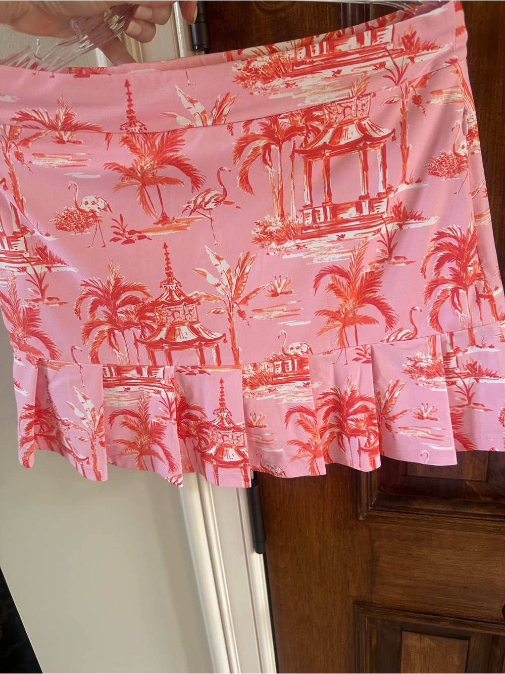 J McLaughlin NWT Pink/Coral Parisian pergola  Skort NWT Medium (6-8) - Picture 3 of 6